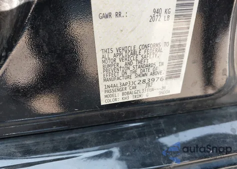 2018 Nissan Altima 2.5 S from USA, damaged, VIN 1N4AL3AP3JC283976